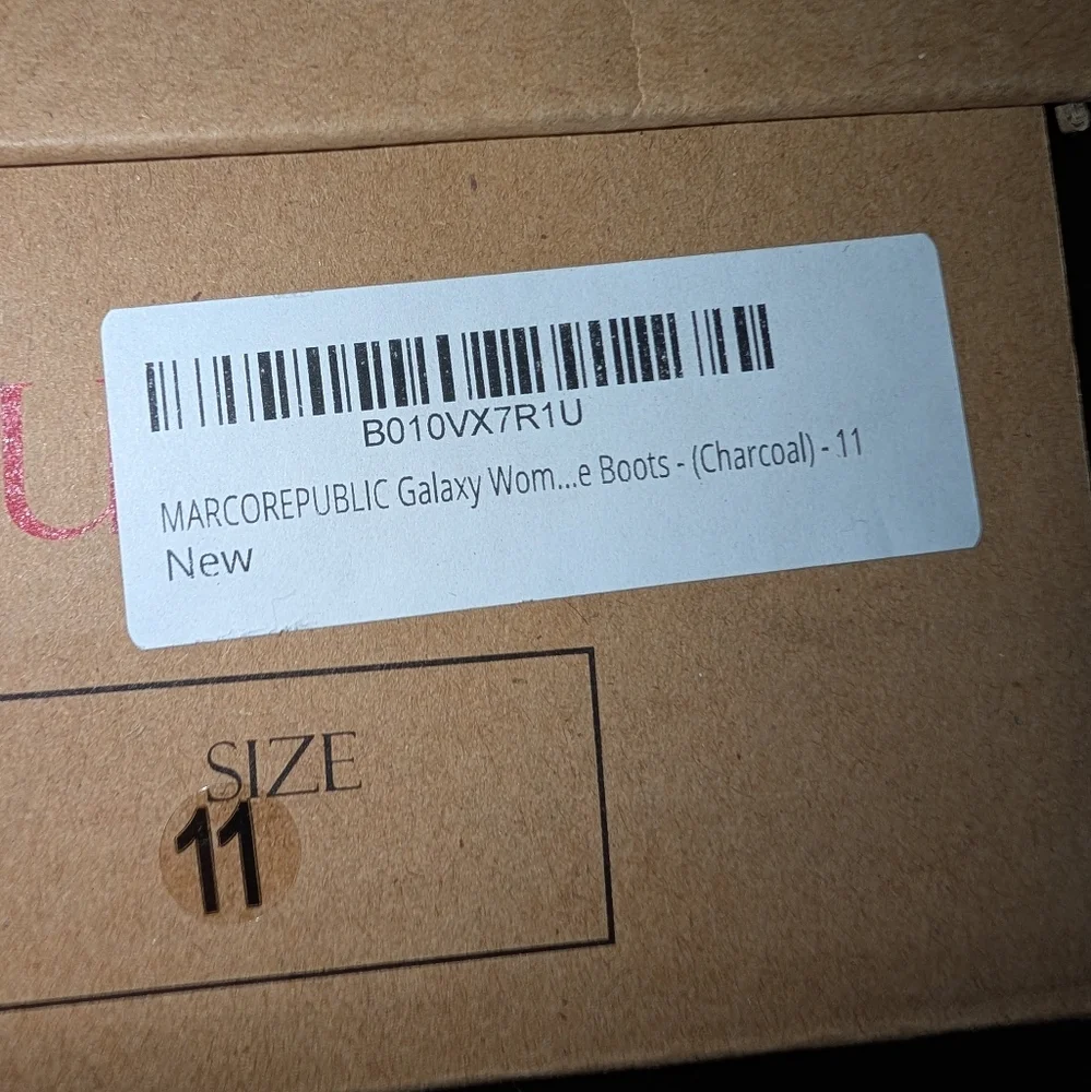 Marco Republic Wedge Charcoal Gray Boots / Bootie Size 11 - Picture 6 of 9